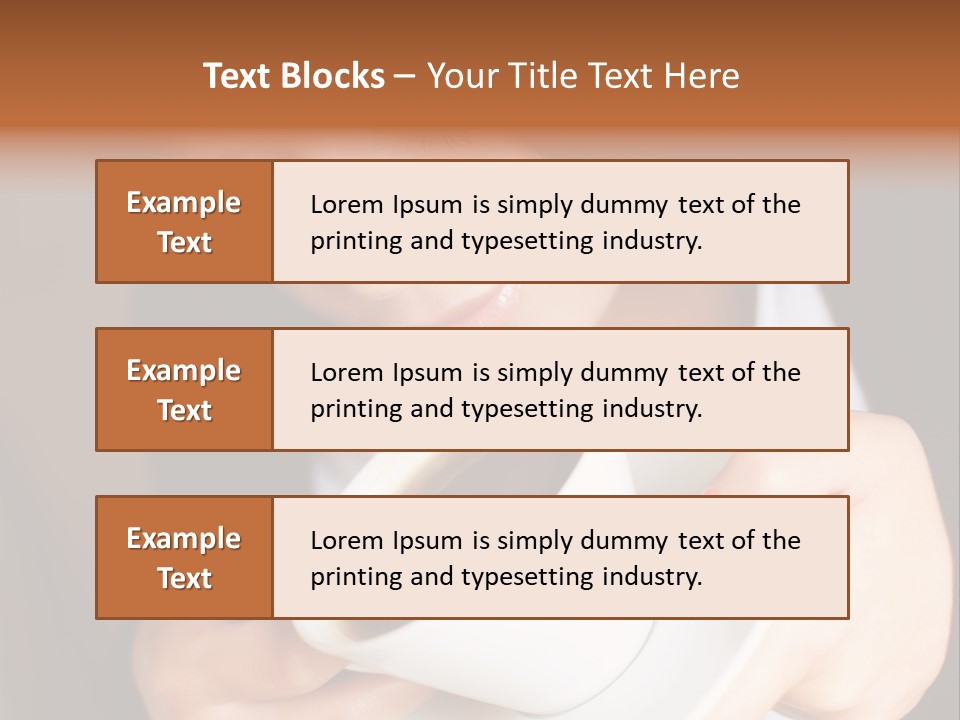 Tasting Coffee PowerPoint Template