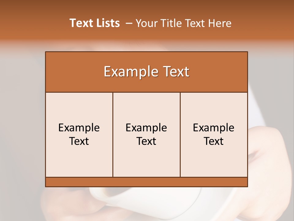 Tasting Coffee PowerPoint Template
