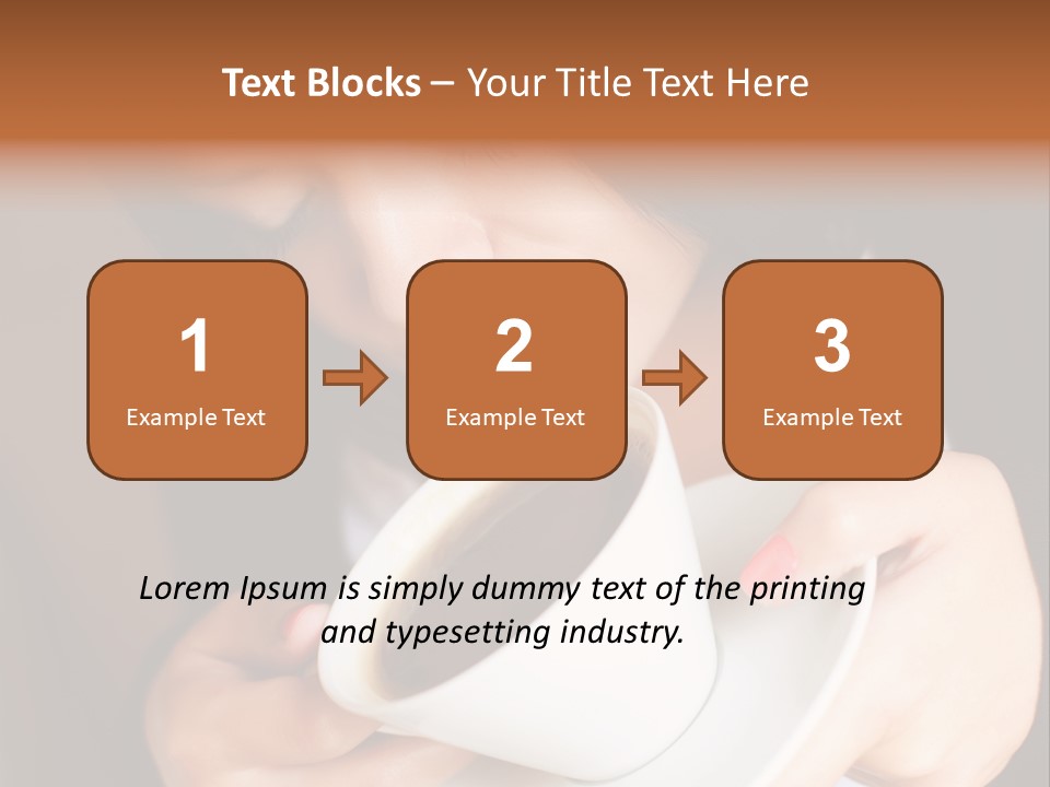 Tasting Coffee PowerPoint Template