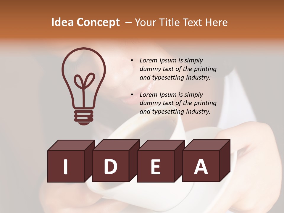 Tasting Coffee PowerPoint Template