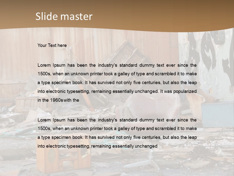 Abandoned Records PowerPoint Template