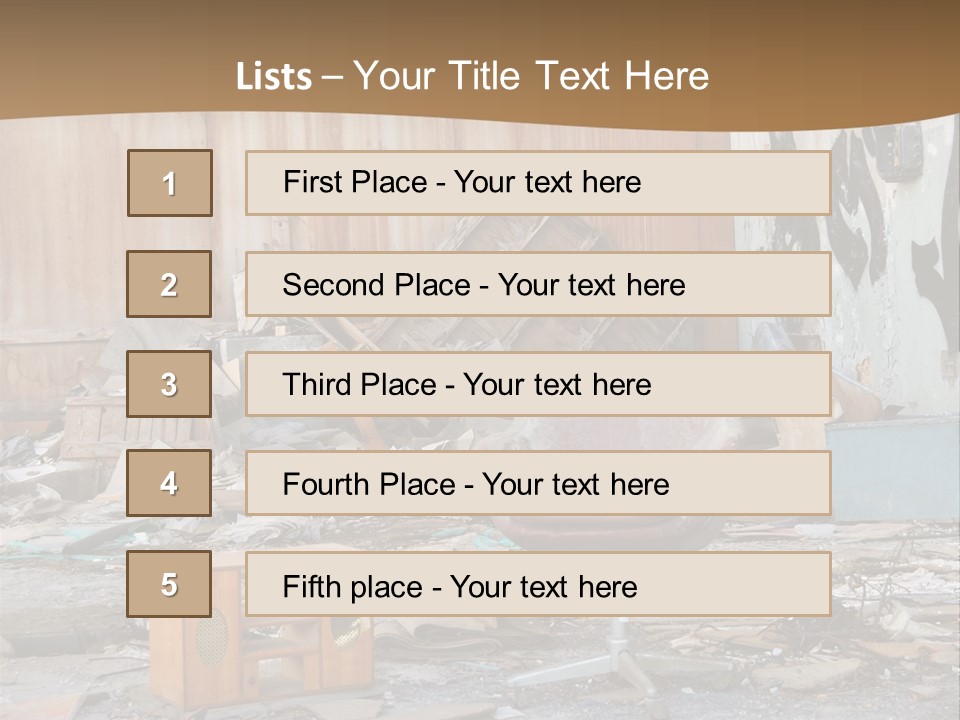 Abandoned Records PowerPoint Template