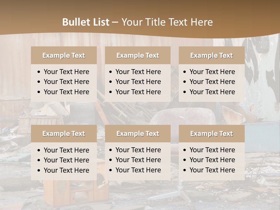 Abandoned Records PowerPoint Template