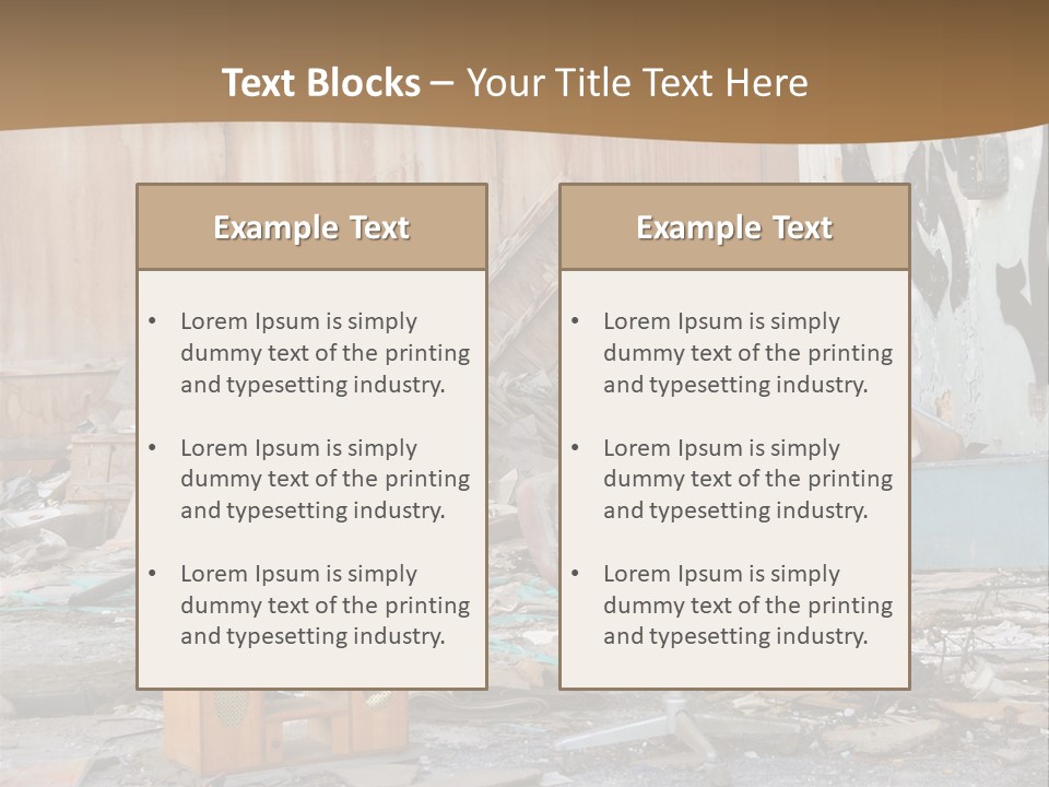 Abandoned Records PowerPoint Template