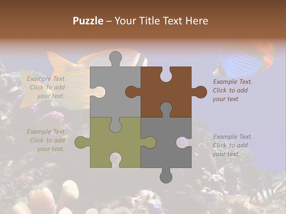 Underwater Coral Reef PowerPoint Template