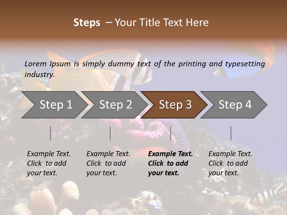 Underwater Coral Reef PowerPoint Template