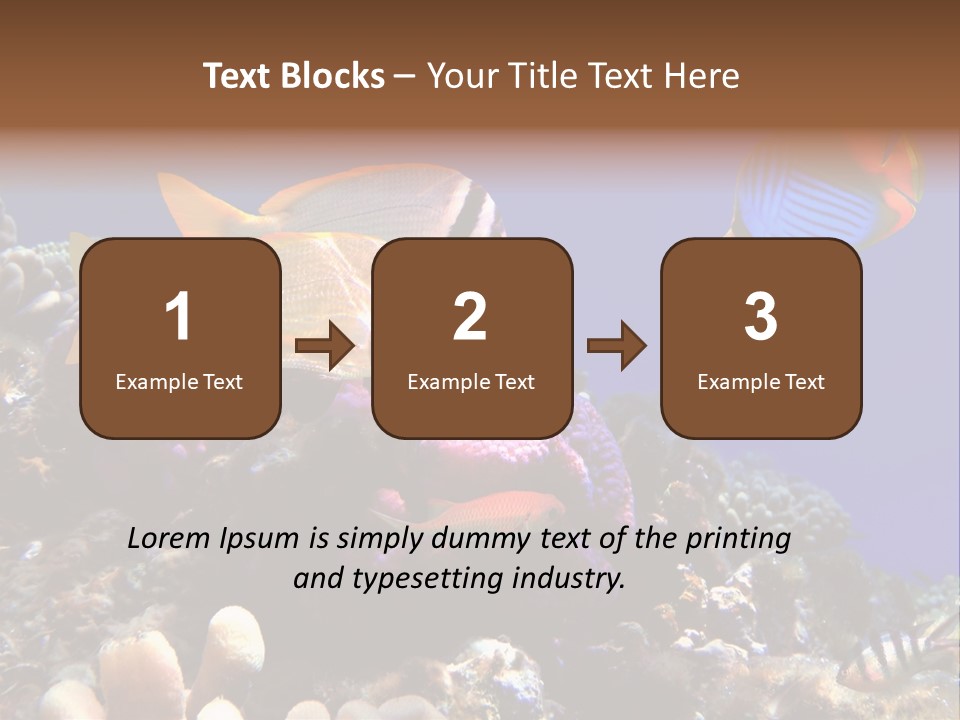 Underwater Coral Reef PowerPoint Template