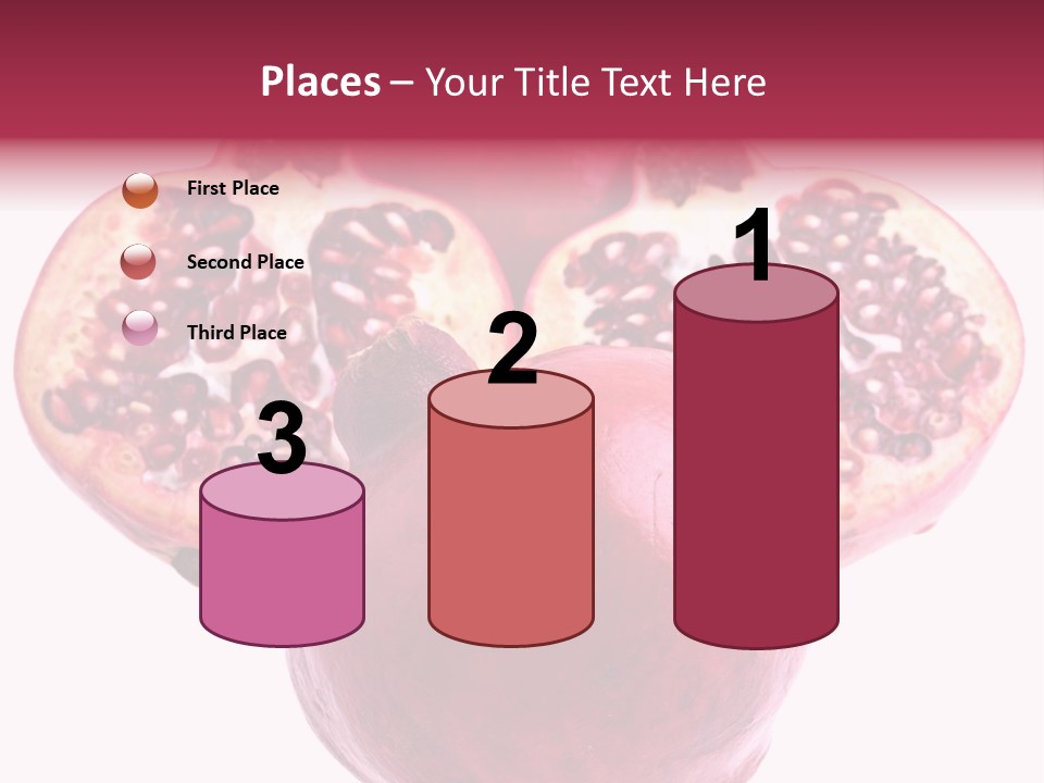 Dainty Fruit Isolated PowerPoint Template