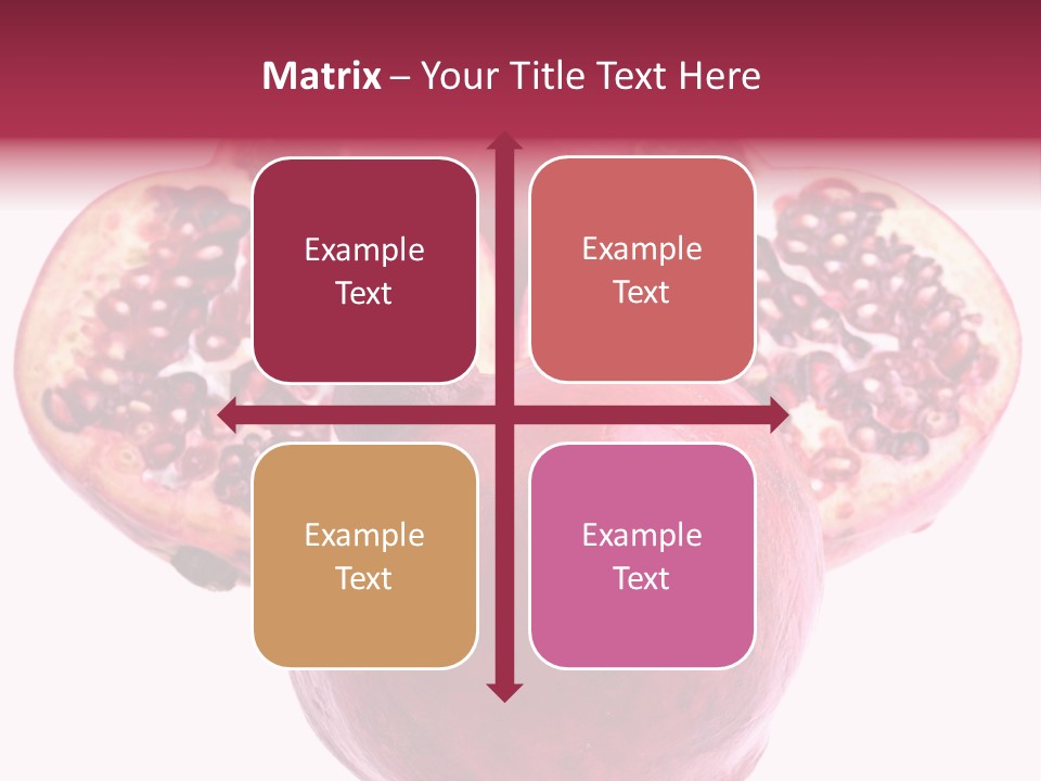 Dainty Fruit Isolated PowerPoint Template