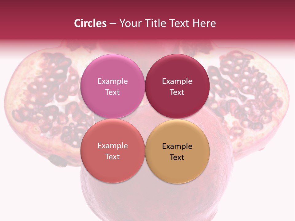 Dainty Fruit Isolated PowerPoint Template