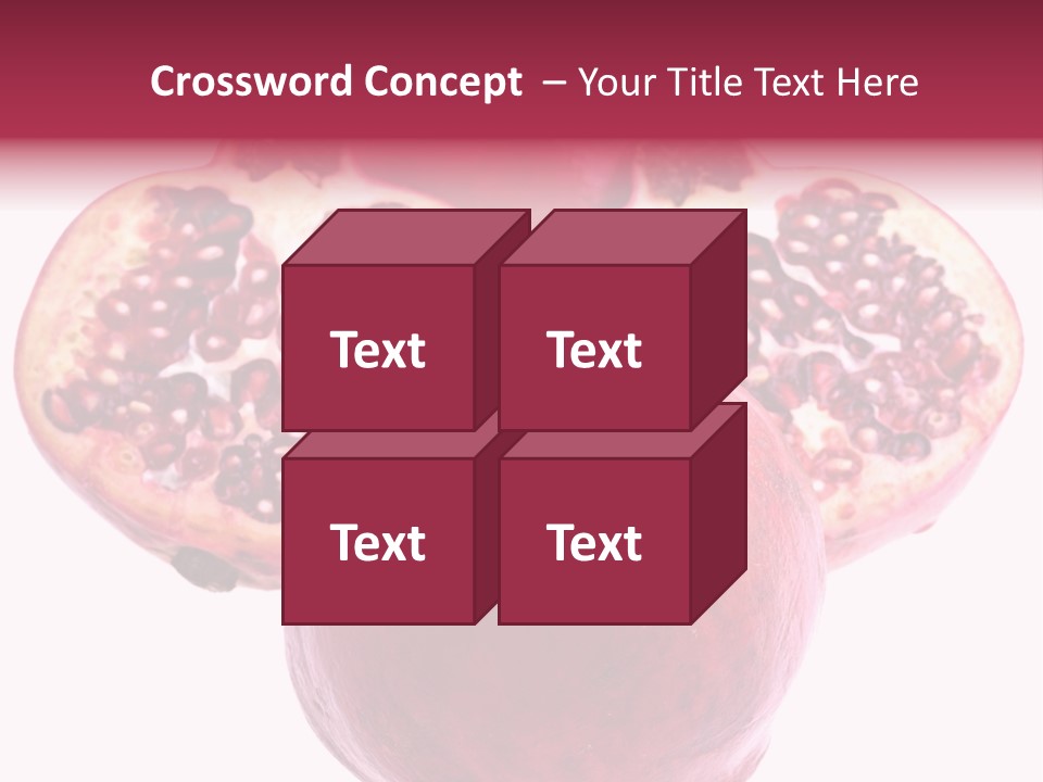 Dainty Fruit Isolated PowerPoint Template