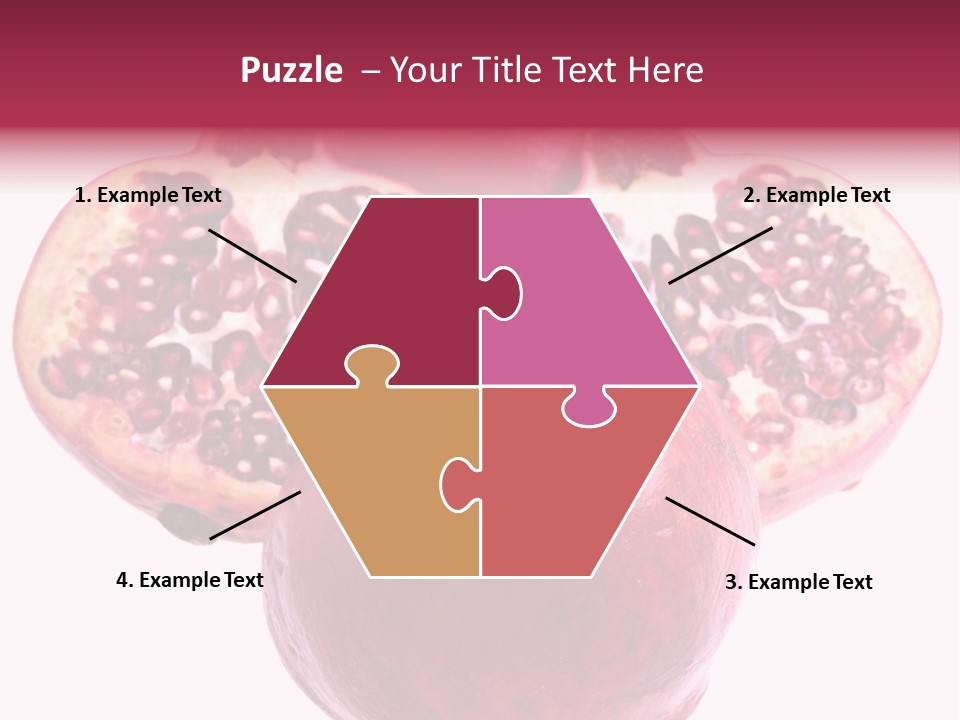 Dainty Fruit Isolated PowerPoint Template