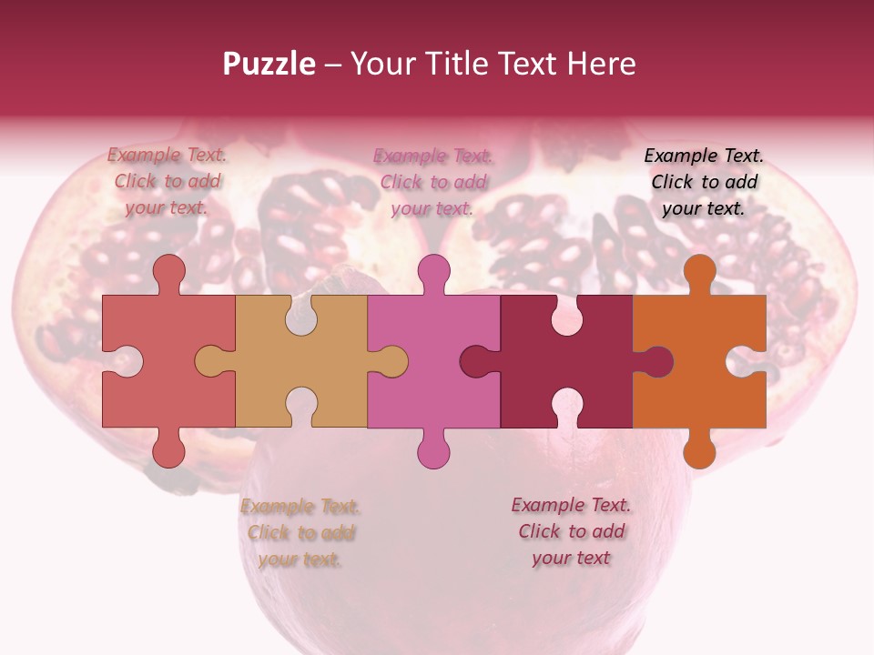 Dainty Fruit Isolated PowerPoint Template