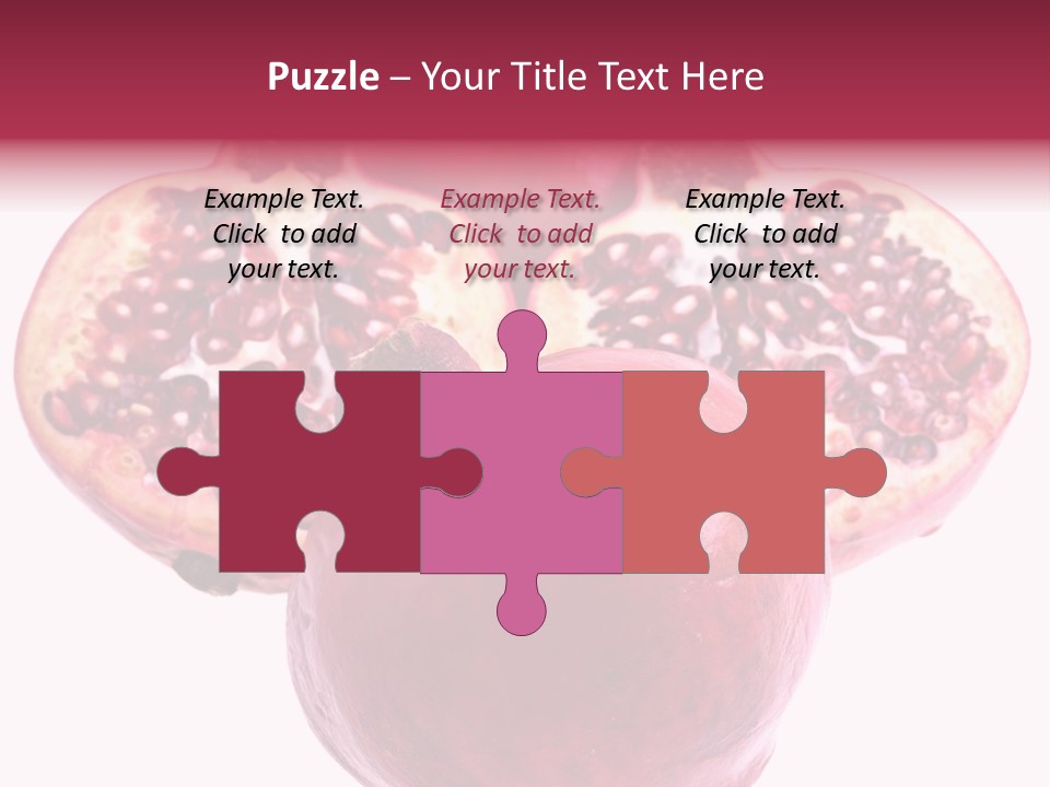 Dainty Fruit Isolated PowerPoint Template