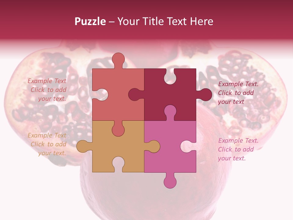 Dainty Fruit Isolated PowerPoint Template