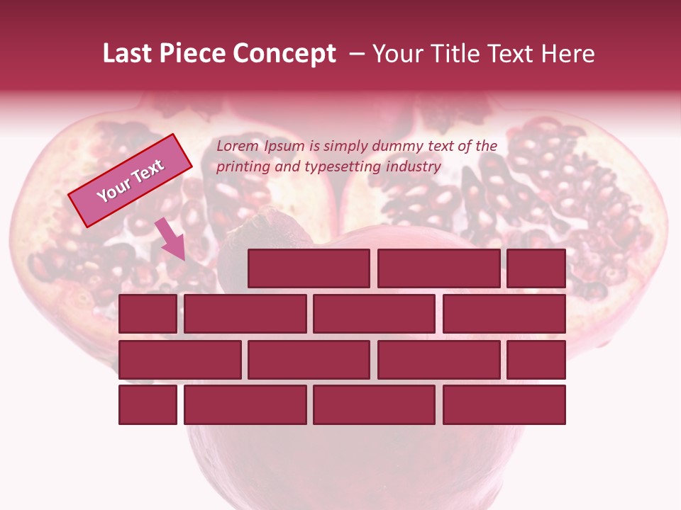 Dainty Fruit Isolated PowerPoint Template