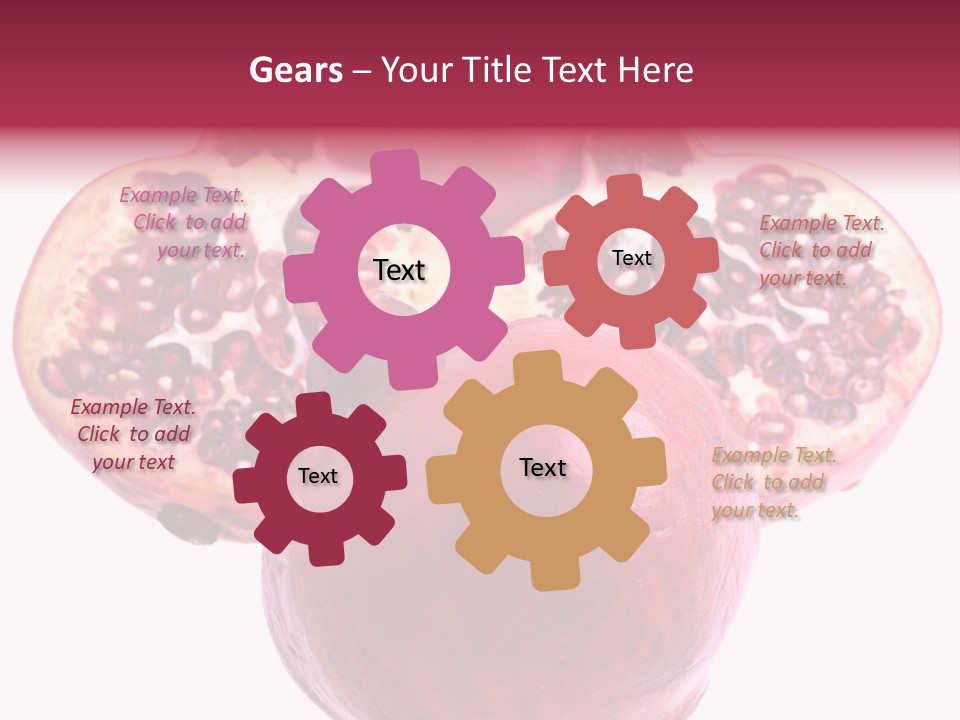 Dainty Fruit Isolated PowerPoint Template