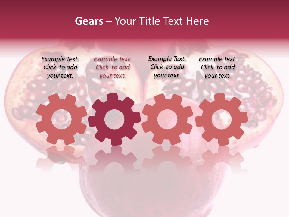 Dainty Fruit Isolated PowerPoint Template