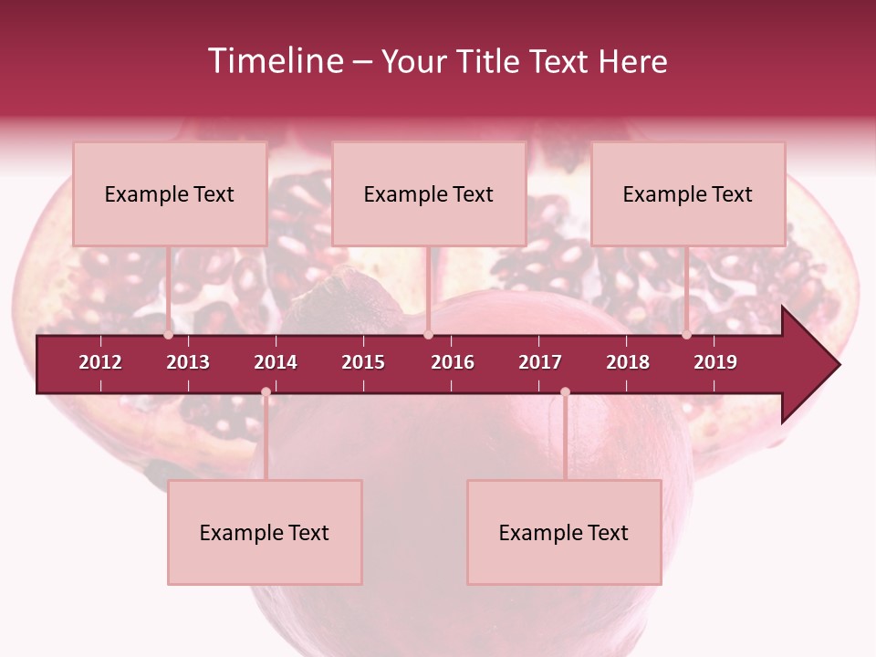 Dainty Fruit Isolated PowerPoint Template