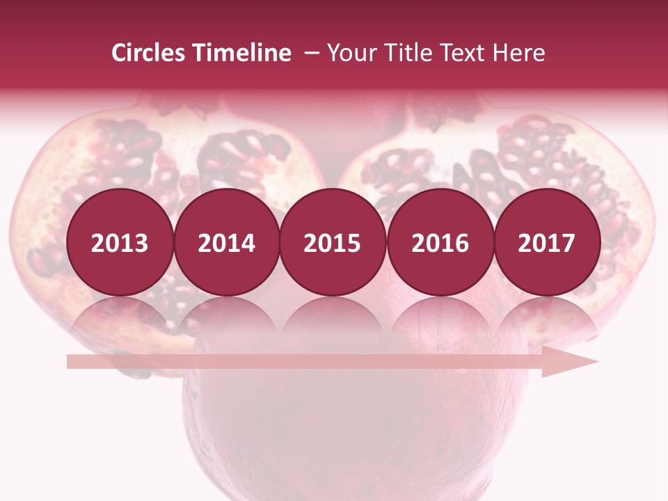 Dainty Fruit Isolated PowerPoint Template