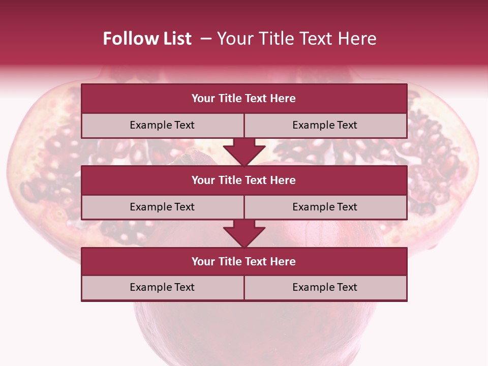Dainty Fruit Isolated PowerPoint Template