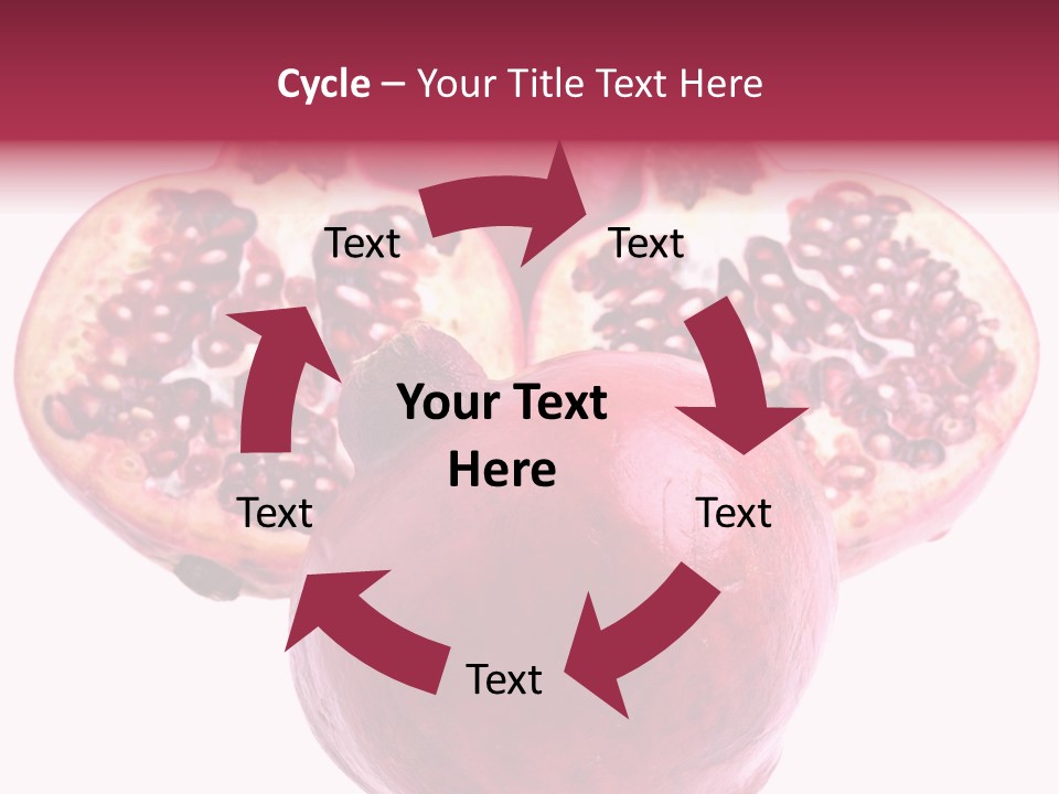 Dainty Fruit Isolated PowerPoint Template