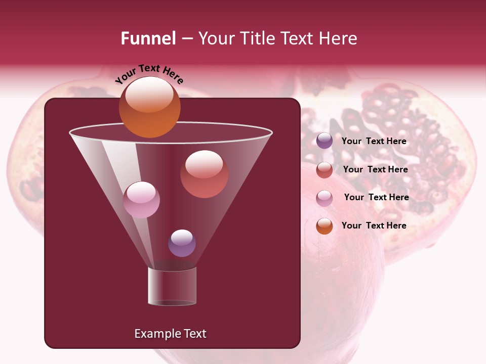 Dainty Fruit Isolated PowerPoint Template