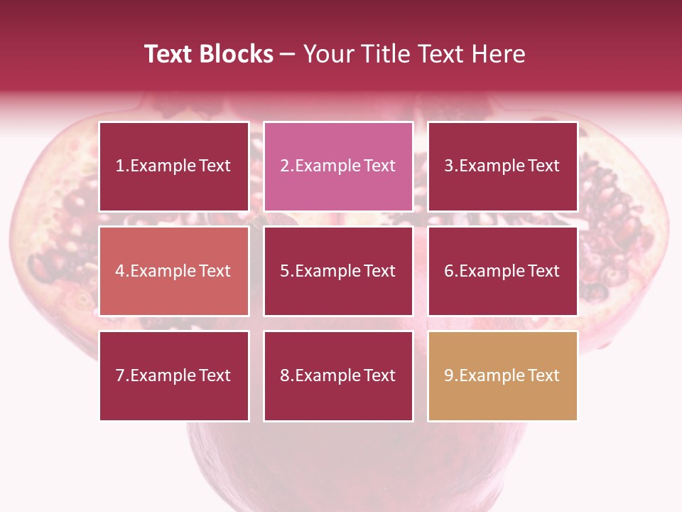 Dainty Fruit Isolated PowerPoint Template