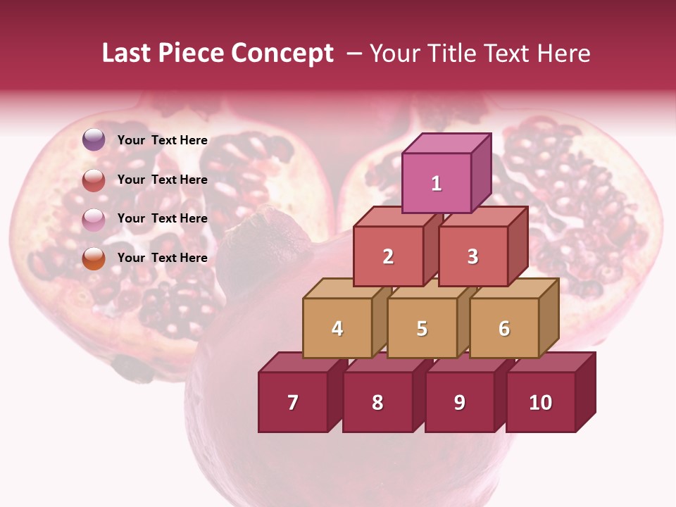 Dainty Fruit Isolated PowerPoint Template