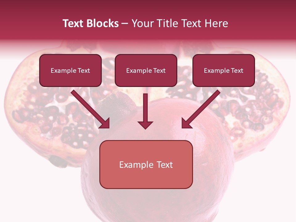 Dainty Fruit Isolated PowerPoint Template