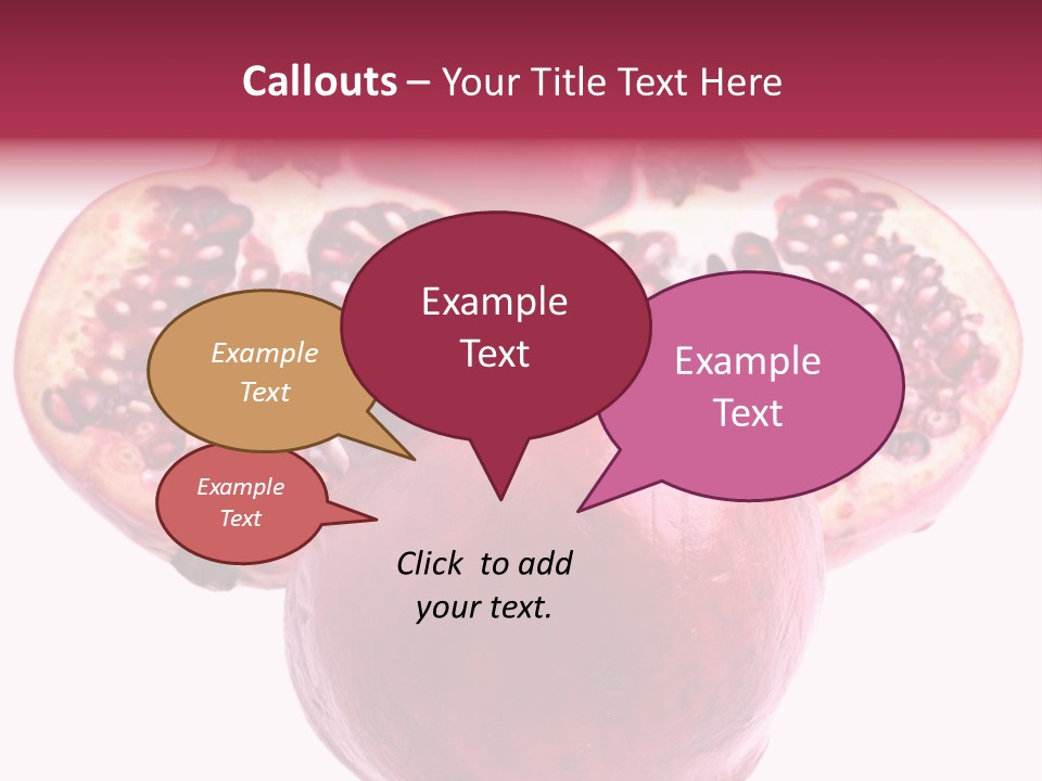 Dainty Fruit Isolated PowerPoint Template