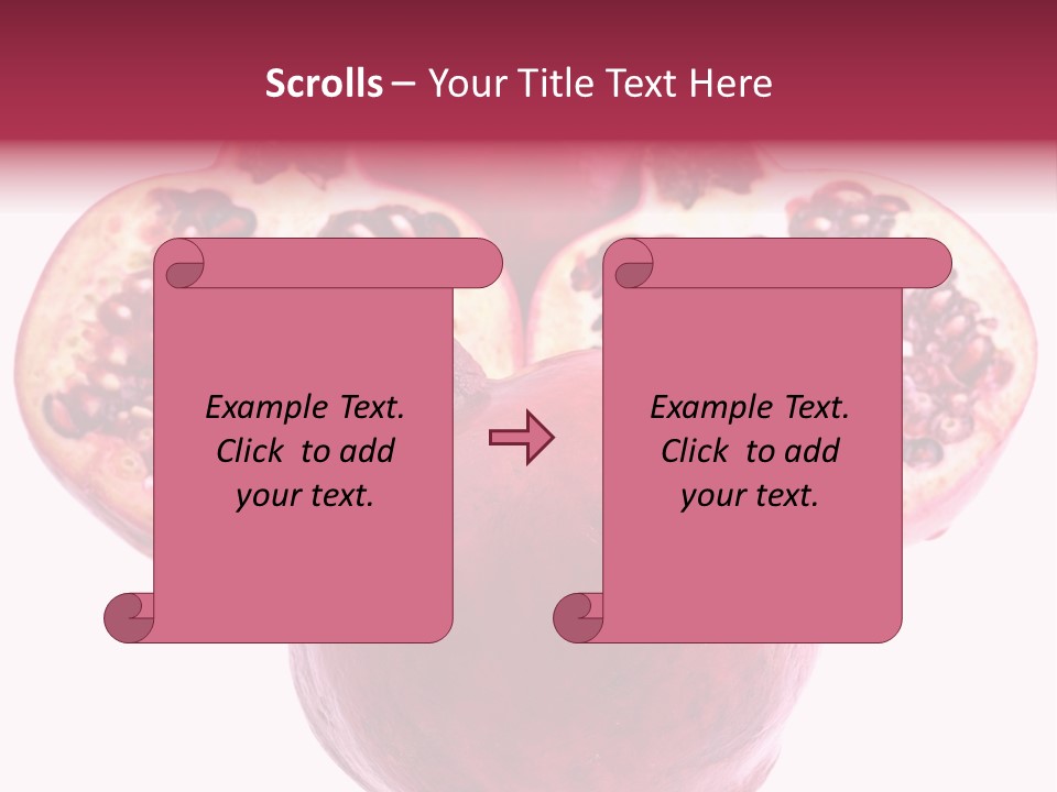 Dainty Fruit Isolated PowerPoint Template