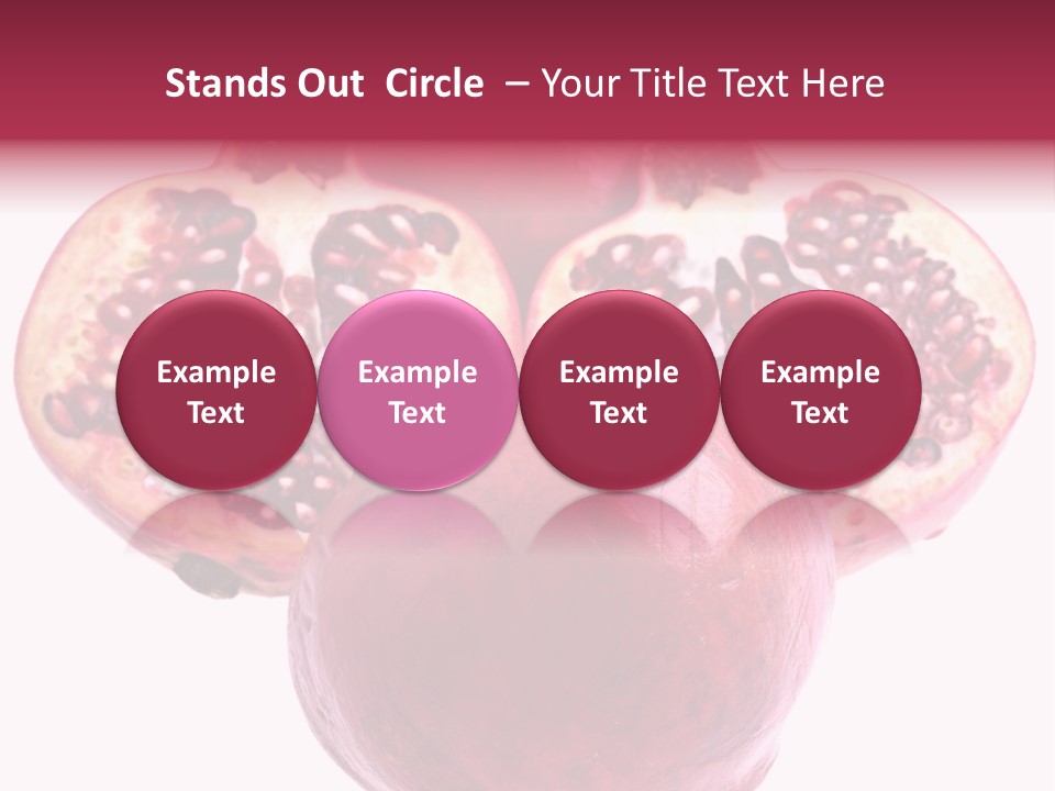 Dainty Fruit Isolated PowerPoint Template