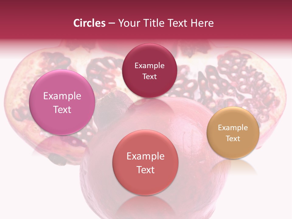 Dainty Fruit Isolated PowerPoint Template