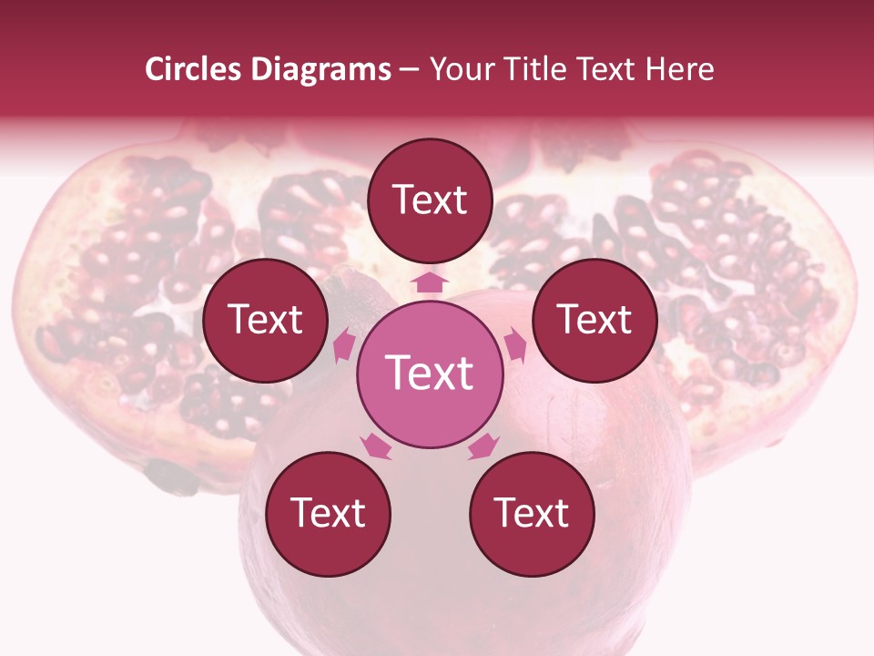 Dainty Fruit Isolated PowerPoint Template