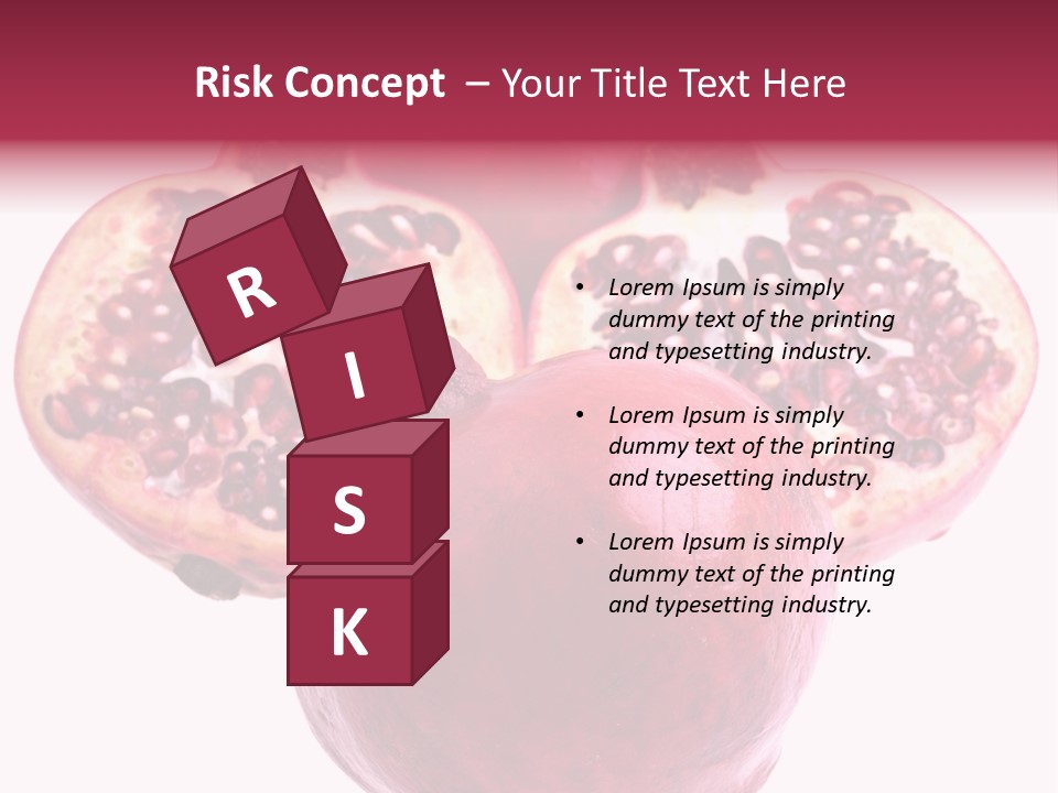 Dainty Fruit Isolated PowerPoint Template