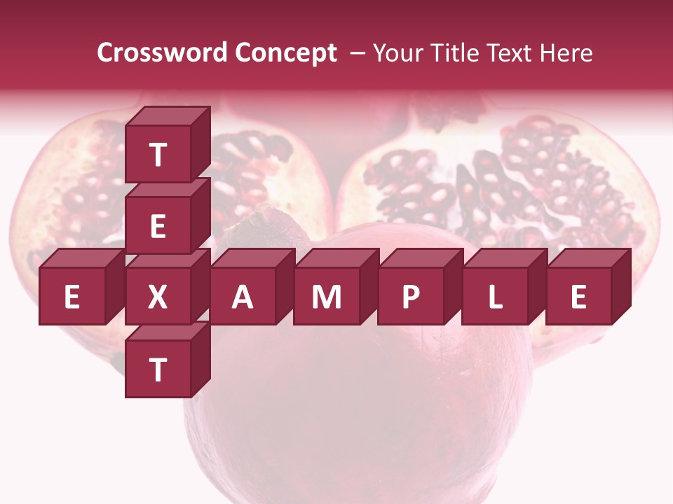 Dainty Fruit Isolated PowerPoint Template