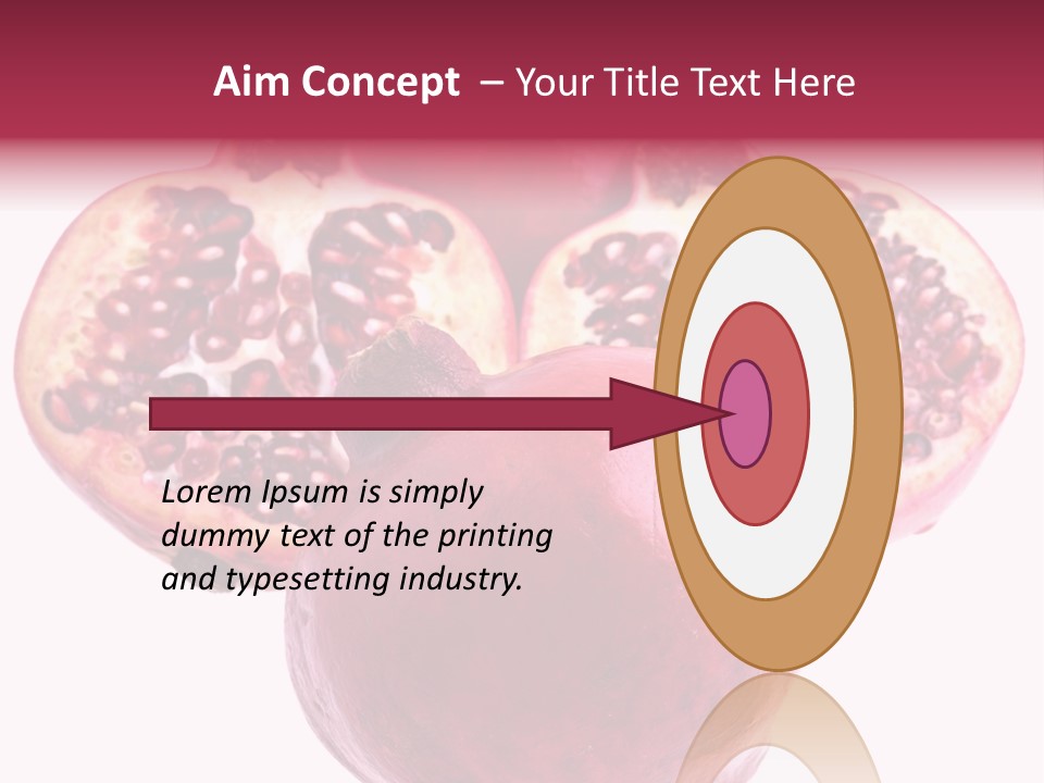 Dainty Fruit Isolated PowerPoint Template