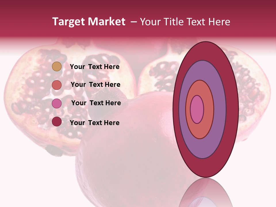 Dainty Fruit Isolated PowerPoint Template