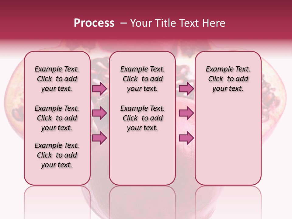 Dainty Fruit Isolated PowerPoint Template
