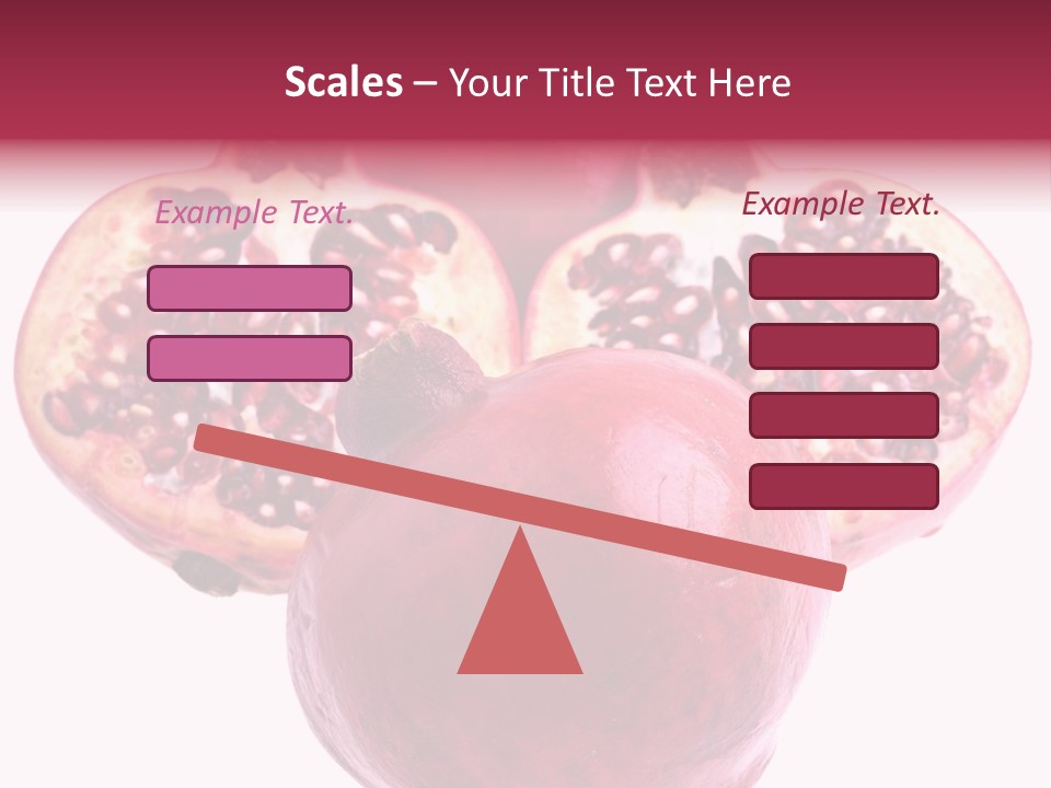 Dainty Fruit Isolated PowerPoint Template