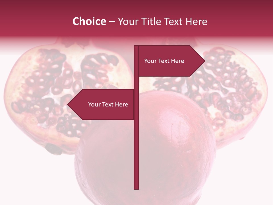 Dainty Fruit Isolated PowerPoint Template