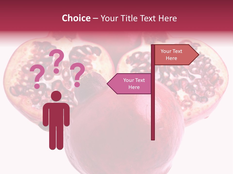 Dainty Fruit Isolated PowerPoint Template