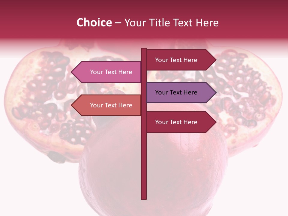 Dainty Fruit Isolated PowerPoint Template