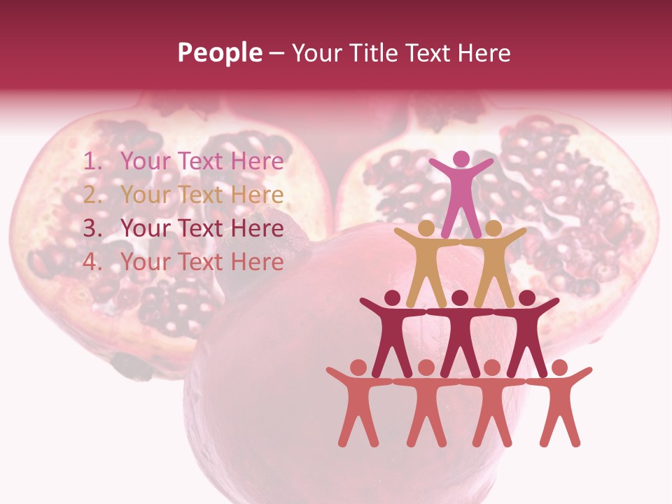 Dainty Fruit Isolated PowerPoint Template