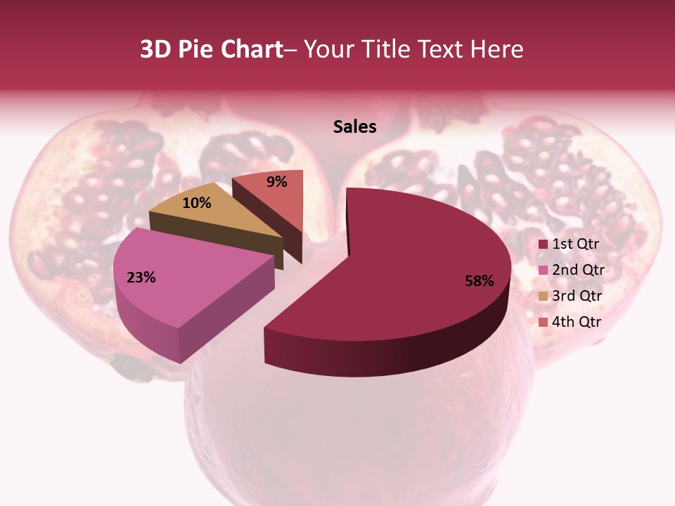 Dainty Fruit Isolated PowerPoint Template