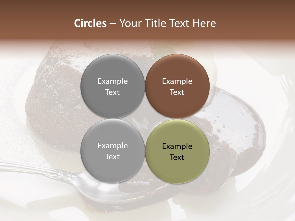 Fondant Au Chocolat Recipe PowerPoint Template
