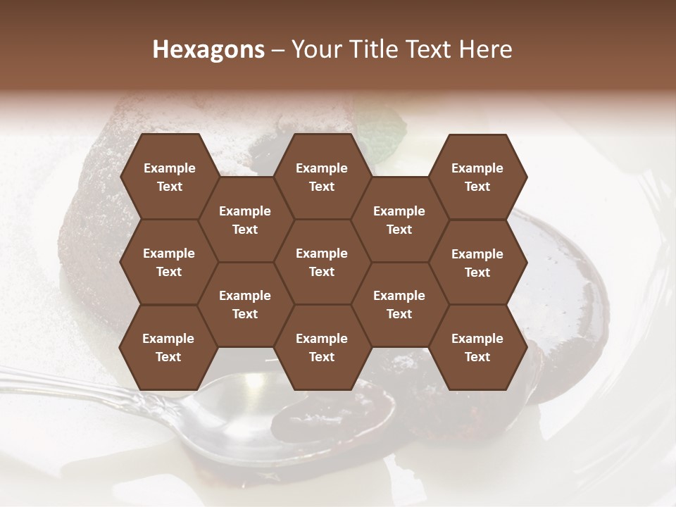 Fondant Au Chocolat Recipe PowerPoint Template