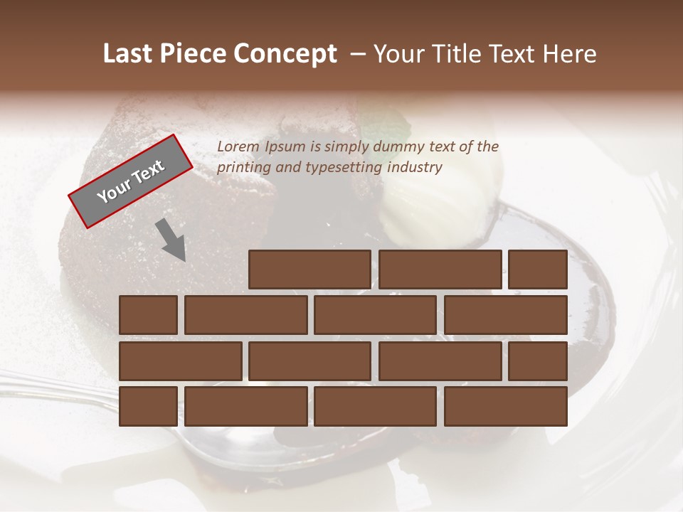 Fondant Au Chocolat Recipe PowerPoint Template
