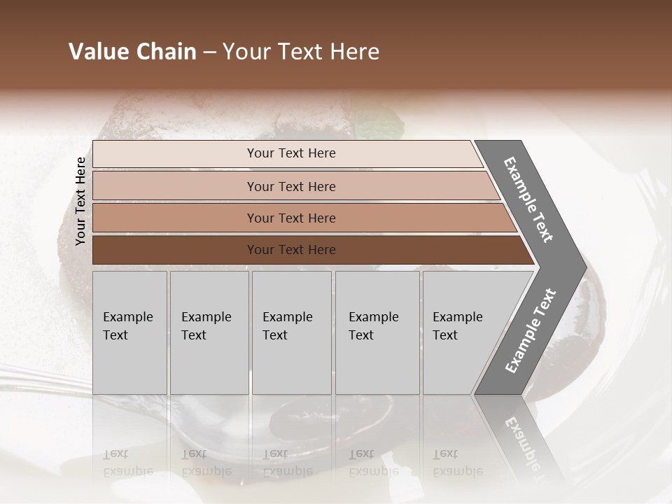 Fondant Au Chocolat Recipe PowerPoint Template